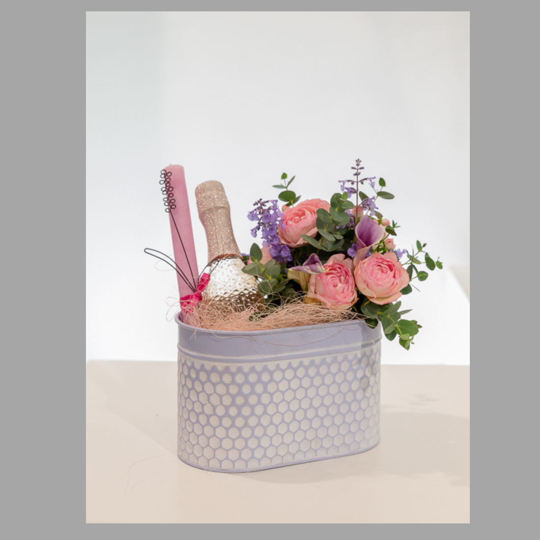 Blumenbox Sekt