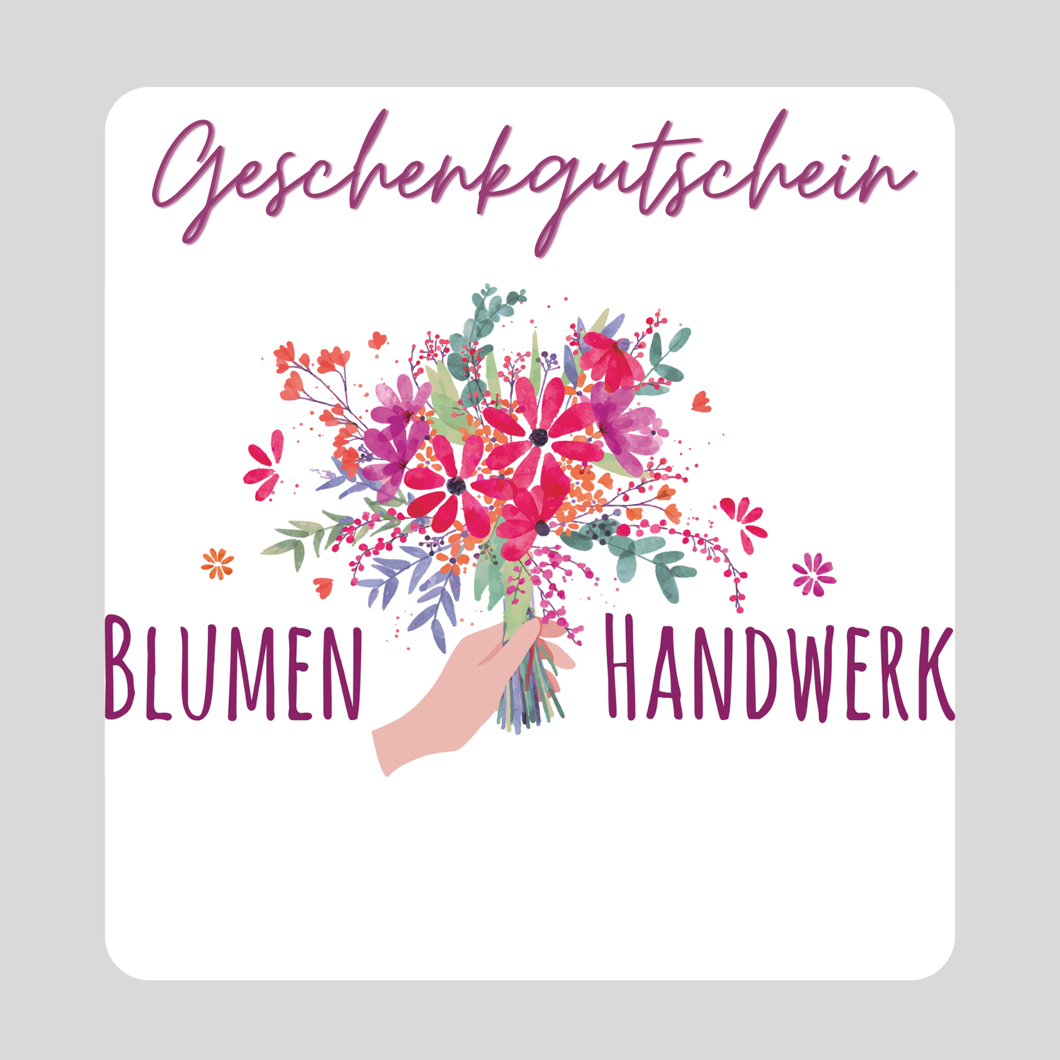 Blumenhandwerk - Geschenkgutschein