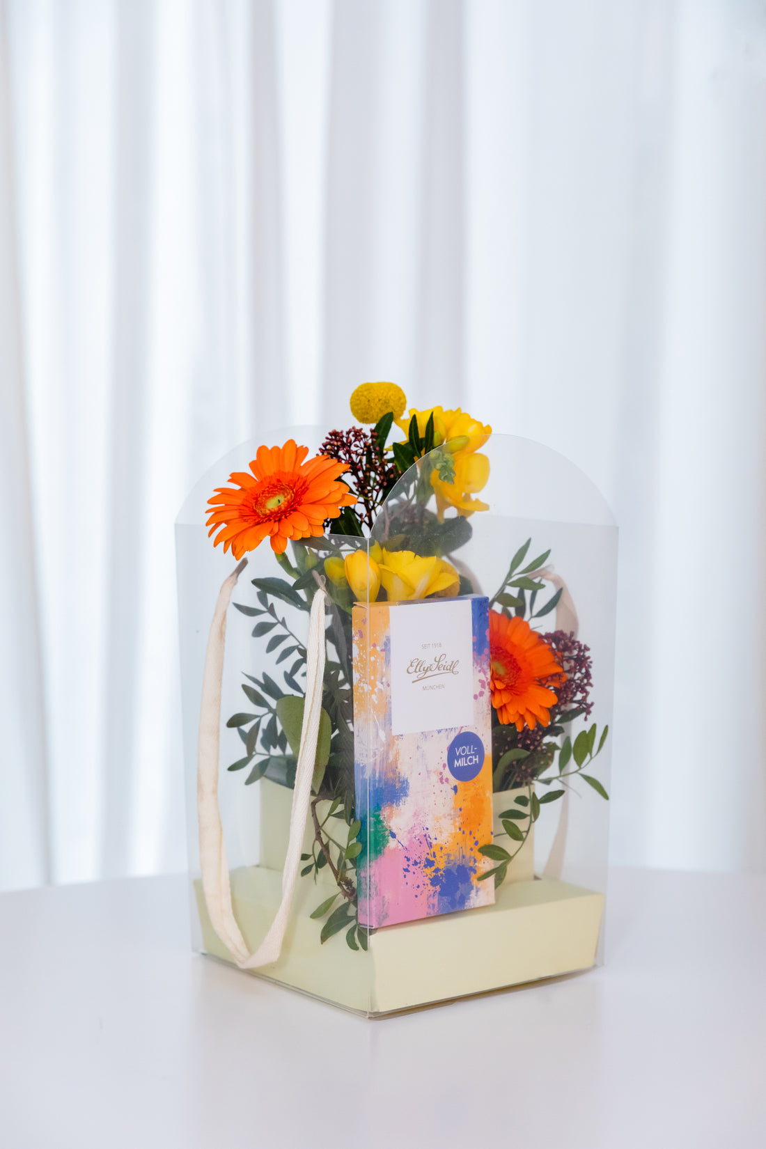 Flowerbox - mit Schokoladentafel
