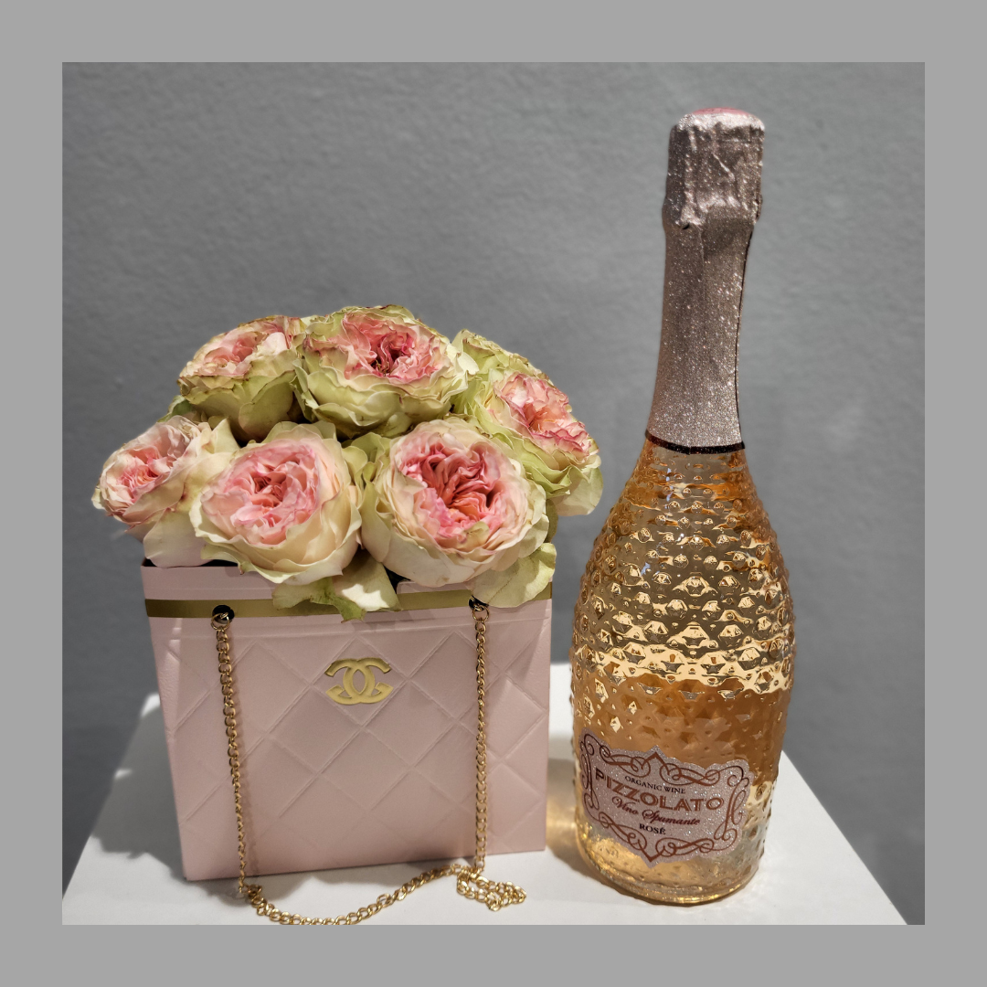 Blumentasche - Deluxe Rosa