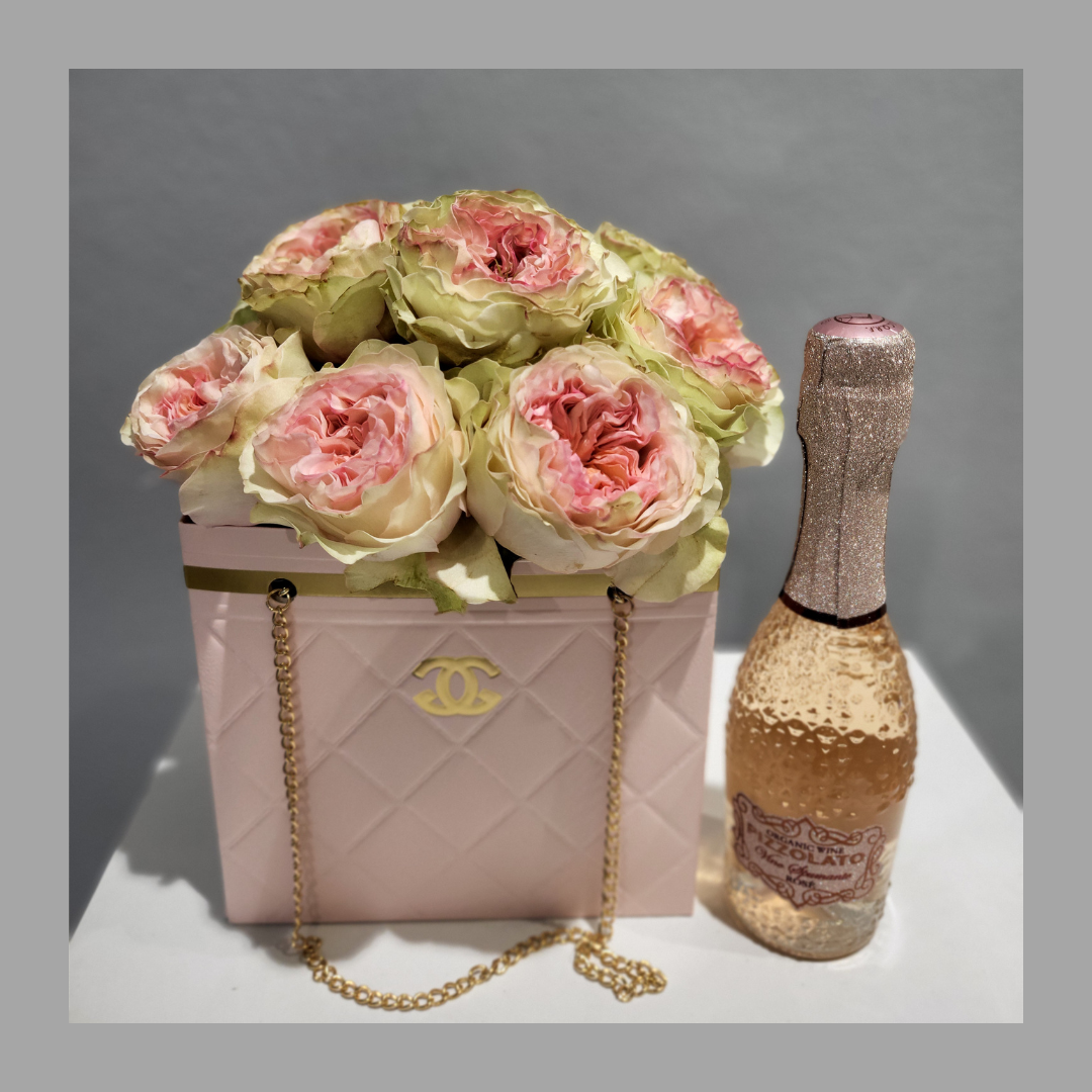 Blumentasche - Deluxe Rosa